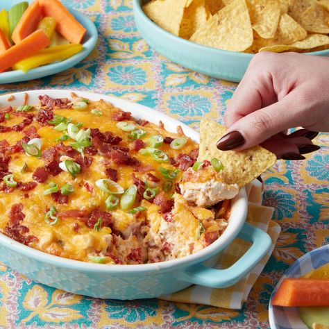 chicken bacon ranch dip recipe Chicken Bacon Ranch Dip, Thanksgiving Dip, Pumpkin Hummus Recipe, Salmon Dip Recipes, Bacon Ranch Dip, Ranch Dip Recipe, Onion Dip Recipe, Smoked Salmon Dip, Caramelized Onion Dip