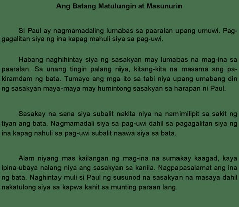 Halimbawa ng Maikling Kwento na Pambata - Philippines Short Story About for Children | Halimbawa ng Maikling Kwento Short Story Examples, Maikling Kwento, Elementary Reading Comprehension, 1st Grade Reading Worksheets, Stories With Moral Lessons, Hand Washing Poster, Lesson Plan Examples, Reading Comprehension For Kids, Short Moral Stories