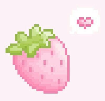 Pixel Strawberry, Cutecore Strawberry, Pink Pixel Art, Discord Aesthetic, Cutecore Pfp, Strawberry Png, Pink Wallpaper Hello Kitty, Aesthetic 2000s, Pfp Profile