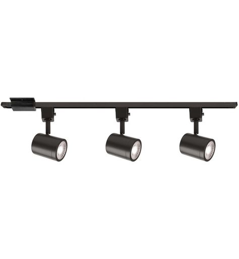 Lamps.com: WAC Limited - Charge Track Lighting Kit Track Lighting Ideas, Floating Canopy, Black Track Lighting, Basement Inspiration, Track Lighting Kits, Led Track Lighting, Track Light, Electric Company, Basement Remodel