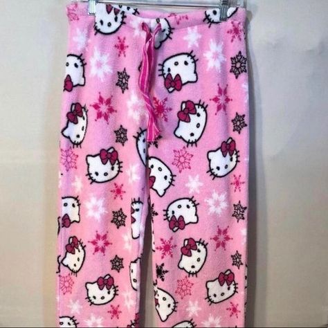 hello kitty pj pants Hello Kitty Pajama Pants Christmas, Hello Kitty Pj Pants, Hello Kitty Pants, Christmas Pj Pants, Halloween Pjs, Kitty Clothes, Christmas Pj, Hello Kitty Clothes, Kitty Christmas