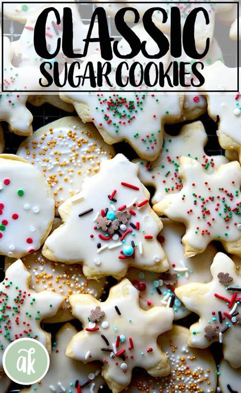 Classic Cream Cheese Cutout Cookies! These are my absolute favorite go-to holiday cookie. These cutout cookies hold their shape when baked, they're sweet, tender, and tasty, and most important, the children love them. More to the point, the children love making them. #classic #cream #cheese #cutout #cookies #christmas #holiday #baking #sugar Cutout Cookies Christmas, Cream Cheese Sugar Cookie Recipe, Alexandra Cooks, Christmas Cutout Cookies, Cream Cheese Sugar Cookies, Cut Out Cookie Recipe, Vegetarian Ideas, Christmas Cutouts, Snowball Cookies