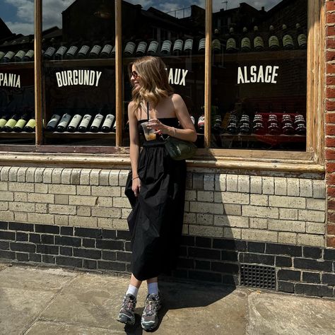 It’s a gorp girl summer 🌞🪢🥾 shop my outfit via the link in my bio or @shop.ltk app black strapless summer dress, Salomons Black Salomon Outfit, Salomon Outfit, Strapless Summer Dress, Summer Is Here, Summer Girls, Fitness Inspo, Shop My, Spring Summer, Summer Dresses