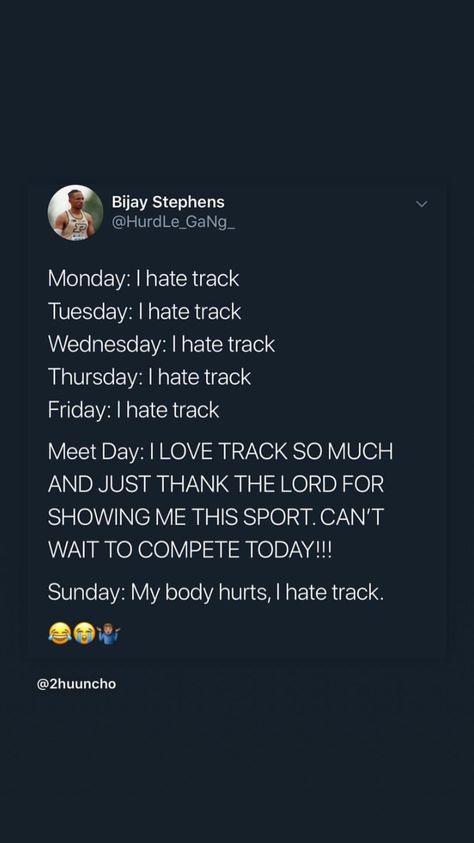 Track And Field Quotes Motivational, Track And Field Captions For Instagram, Track Captions For Instagram, Track Slander, Track Relatable, Track Tweets, Track Quotes Inspirational, Track Workouts For Sprinters, Track Funny