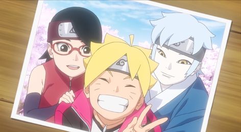 MUST PROTECR THEM AT ALL COSTS! Team Konohamaru, Naruto Mignon, Naruto Chibi, Sasuke Sakura Sarada, Boruto X, Boruto Characters, Boruto And Sarada, Naruto Teams, Boruto Next Generation