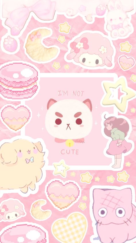 #kawaii #cute #pink #yellow #pastel #bee #puppycat #puppy #cat #beeandpuppycat #anime #cutecore #kawaiiaesthetic #kitty #star #stars #pretty #prettyinpink #fairykei #dog #tvshow #fandom #wholesome Bee Puppycat, Pink Wallpaper Ipad, Pink Pages, Yellow Pastel, Bee And Puppycat, Cat Cafe, Edgy Wallpaper, Kawaii Aesthetic, Beautiful Backgrounds