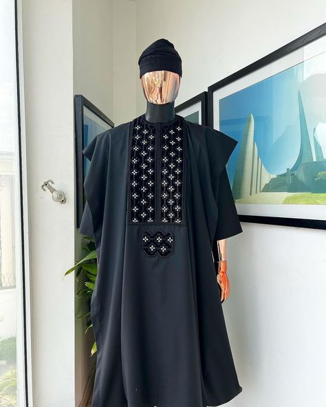 A charcoal black, grommet eyelet on dropping octa with silver Swarovski embrodery details agbada, 3/4 sleeve kaftan & sokoto

What you get:

Agbada
Kaftan men’s top
Pant trousers

Price - available on website

To order:

iMessage, Text or WhatsApp : +2348179435662
+2239179435663
Email: info@dejiandkola.com
Website: dejiandkola.com Agbada Styles Men, Agbada For Men, Wedding Suit Groomsmen, Suit Groomsmen, Groom's Suit, African Suit, Groomsmen Suits, Wedding Suit, African Dresses