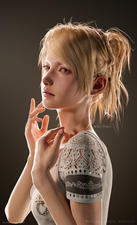 Luna Freya, Final Fantasy Xv, Lap Dogs, 3d Artwork, July 2022, One Piece Luffy, Commissions Open, Photo Reference, Beauty Face