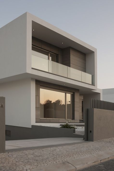 Fasad Design, Eksterior Modern, تصميم للمنزل العصري, Hiasan Bilik, التصميم الخارجي للمنزل, Hus Inspiration, House Front Design, House Architecture Design, Facade House