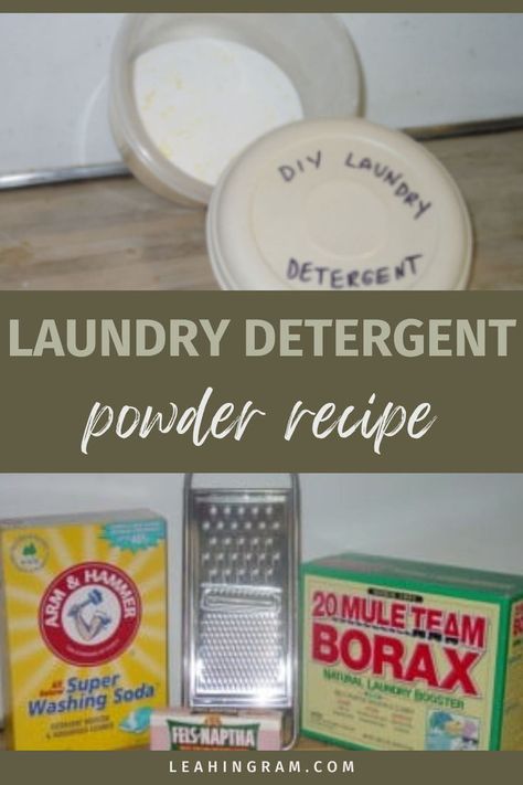 It's so easy to make this recipe for DIY powder laundry detergent. It's the best I've ever used. You can use bar soap like Fels Naptha or Zote along with washing soda and Borax and voila, natural detergent that really works. Diy Powder Laundry Detergent, Diy Laundry Detergent Powder, Borax Laundry, Powder Laundry Soap, Diy Dishwasher Detergent, Laundry Detergent Powder, Diy Detergent, Laundry Soap Recipe, Fels Naptha