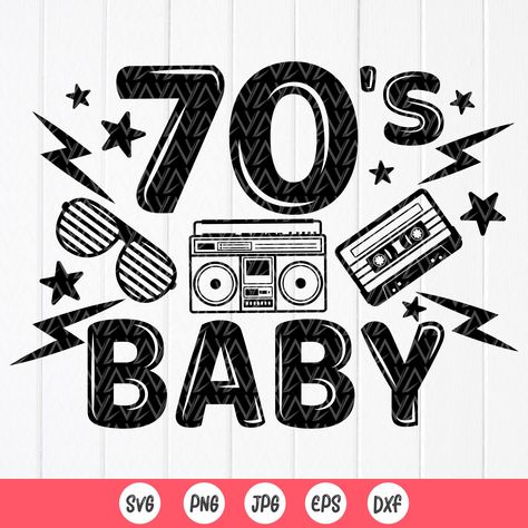 Country Clipart, Country Svg, 80s Theme, Music Cassette, Baby Svg, Thank You For Purchasing, Retro 70s, Retro 90s, Dxf Files