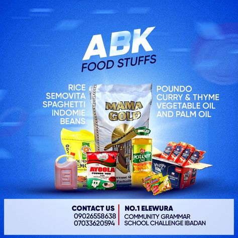 Foodstuff Flyer Design, Grocery Store Flyer Design, Food Stuff Flyer Design, Grocery Store Flyers, Grocery Design, Grocery Flyer, Nigeria Food, Grocery Ads, Store Flyers