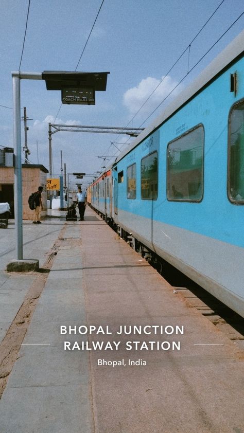 Bhopal Railway Station 🚉 #Bhopal #satabdiexpress Bhopal Snapchat Story, Bhopal Railway Station, Bhopal City Photography, Police Station Snap, Bhopal Snap, Station Snap, Train Station Aesthetic, Varanasi Photography, Skyrim Art