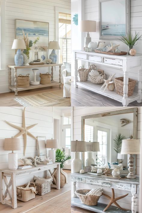 27 Beautiful Coastal Living Room Ideas for Home Refresh - TrendyDesign Coastal Condo Decorating Ideas, Coastal Farmhouse Living Room Ideas, Small Coastal Living Room, Coastal Living Rooms Ideas, Cozy Coastal Living Room, Florida Home Decorating, Coastal Living Room Decor, Coastal Farmhouse Living Room, Coastal Chic Living Room