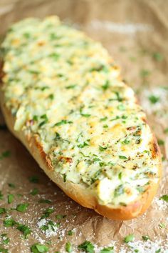 Artichoke French, Spinach Artichoke Recipes, Spinach And Artichoke Dip, French Bread Recipe, Artichoke Dip Recipe, Sandwich Bread Recipes, Artichoke Recipes, Spinach Artichoke Dip, Artichoke Dip