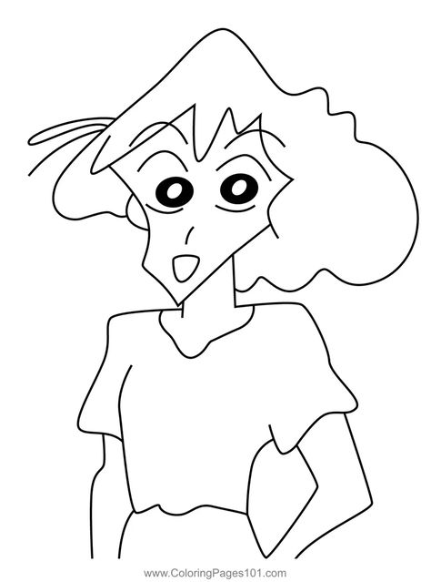 Misae Nohara Crayon Shin chan Coloring Page Misae Nohara, Easy Doodles, Doodles Drawings, Drawing Cartoon Characters, Cute Sketches, Crayon Shin Chan, Shin Chan, Easy Doodles Drawings, Drawing Cartoon