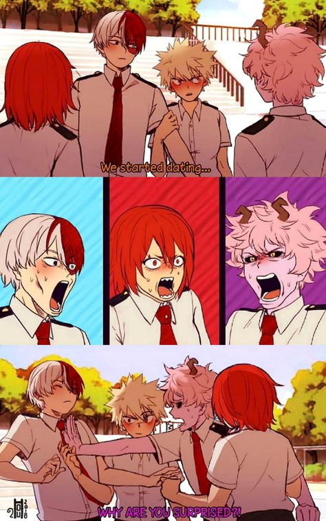 Pixel Art Background, Bakugou Manga, Anime Cupples, Kirishima Eijirou, My Little Pony Comic, My Hero Academia Shouto, All Might, Boku No Hero Academia Funny