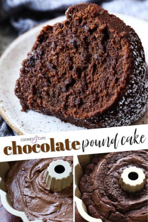 Chocolate Pound Cake Moist, Moist Chocolate Bundt Cake Recipe, Best Homemade Cake, Moist Chocolate Bundt Cake, Homemade Cake Recipe, Chocolate Pound Cake Recipe, Chocolate Bundt Cake Recipe, Pound Cake Recipes Easy, Moist Pound Cake