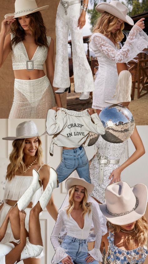 Western bachelorette, disco theme bachelorette, bachelorette theme Western Bachelorette Party Outfits, Western Bachelorette, Bachelorette Theme, Disco Bachelorette, Bachelorette Themes, Bachelorette Party Outfit, Bachelorette Party Bride, Bachelorette Outfits, Bachelorette Party Themes