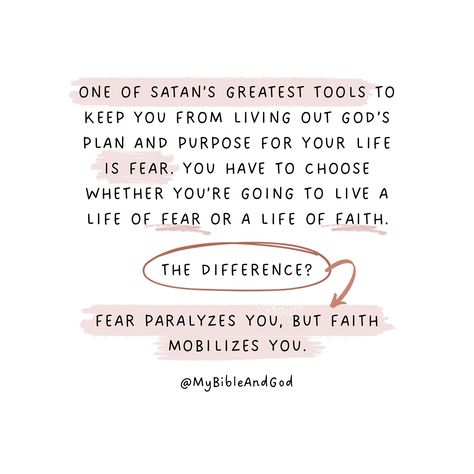 Fear comes in all shapes and sizes. It can look like worry — worry about your finances, your kids, losing your job, or even the end of the world. Fear can look like despair. We hear the voice in our head say things like, “You’re not good enough. You won’t get that promotion. They’ll never want to marry you.” Despair can cause you to throw in the towel. We have to choose whether we are going to live a life of fear or a life of faith. What’s the difference between fear and faith? Fear paralyz... Prayers About Fear, Scripture About Fear, What If = Fear Even If = Faith, Do Not Live In Fear Quotes, Faith Over Fear Bible Verse, Fear Scripture Bible Verses, Do Not Fear Bible Quotes, Scripture On Hope, Fear Verses