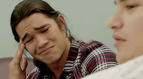 Boo Boo Stewart Gif, Booboo Stewart Gif, Summer Gif, Crying Gif, Booboo Stewart, Ghost Hunters, Writing Characters, Slow Burn, Disney Descendants