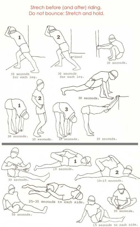 Stretches Stretches For Bike Riders, Post Cycling Stretches, Stretches For Cyclists, Cycling Stretches, Yoga For Cyclists, Dance Flexibility Stretches, Running Plan For Beginners, Red Bicycle, Dance Stretches