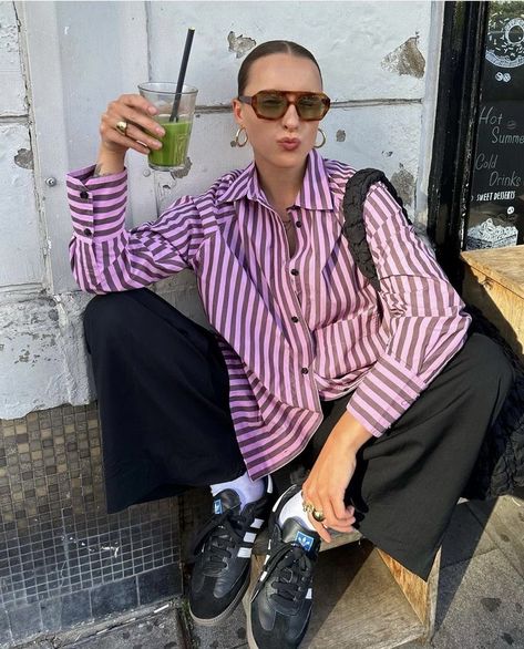 Outfits With Striped Shirts, Mode Inspo, Inspiration Mode, Looks Style, Spring Summer Outfits, Fashion Killa, Outfits Casuales, Look Fashion, Fashion Inspo Outfits