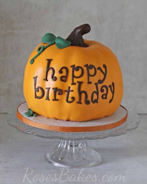 Pumpkin Cake. Come see a sweet little "Happy Birthday" Pumpkin Cake and cupcakes for a fall birthday celebration! Happy Birthday Pumpkin, Pumpkin Shaped Cake, Pumpkin Patch Birthday Party, Halloween Pumpkin Cake, Pumpkin Patch Birthday, Birthday Pumpkin, Halloween First Birthday, Pumpkin Patch Party, Pumpkin Birthday Parties