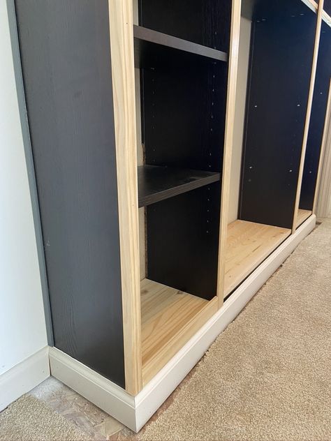 Ikea Built In Hack Bedroom, Ikea Media Console Hack Closet, Ikea Diy Built Ins, Diy Built In Dresser In Bedroom, Diy Closet Dresser Built Ins, Diy Built In Dresser In Closet, Ikea Entertainment Unit Hack Closet, Malm Wardrobe, Built In Dresser In Bedroom