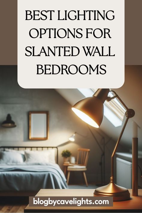 Looking for bedroom décor ideas for a space with slanted ceilings? 🏠 Find out which bedroom lighting fixtures work best in this unique setting. Tap to learn more! 💡 Room With Slanted Walls, Slanted Wall Bedroom, Slanted Ceiling Bedroom, Vaulted Ceiling Ideas, Bedroom Things, Mirror Placement, Slanted Walls, Angled Ceiling, Slanted Ceiling