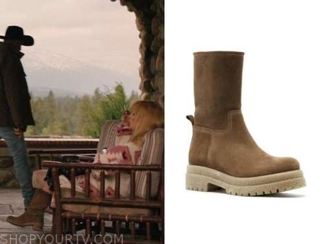 Yellowstone: Season 5 Episode 5 Beth's Brown Boots Beth Dutton Yellowstone Clothes, Beth Dutton Shoes, Beth Dutton Dress And Boots, Beth Dutton Boots, Yellowstone Boots, Beth Dutton Yellowstone Outfits, Yellowstone Season 5, Beth Dutton Style, Yellowstone Outfits