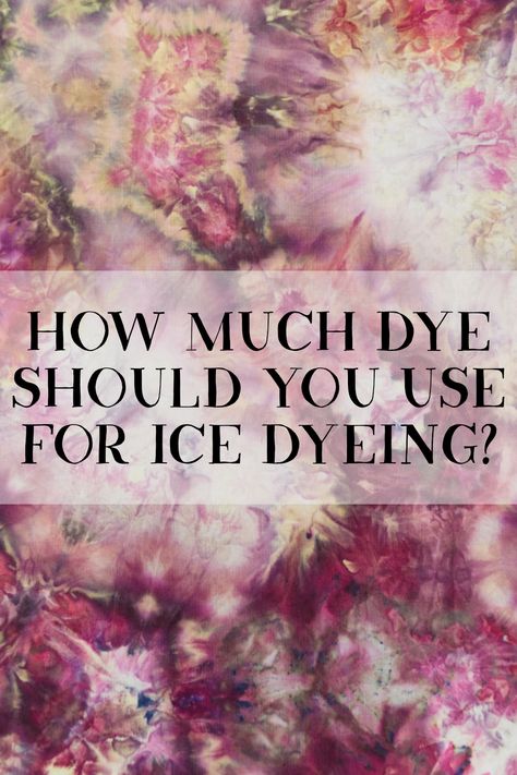 Diy Tie Dye Techniques, Diy Tie Dye Designs, Fabric Dyeing Techniques, Dyeing Tutorials, Powder Dye, Ice Tie Dye, Dye Techniques, Tie Dye Crafts, Diy Tie