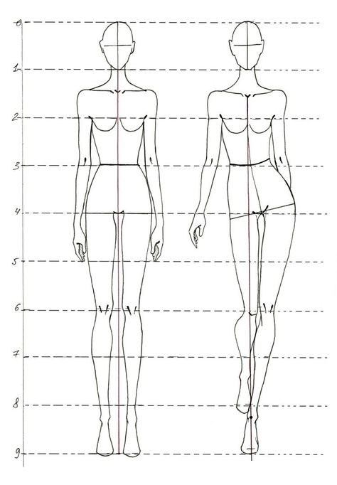 Mode Poses, Fashion Illustration Template, Fashion Model Drawing, Croquis Fashion, Fashion Figure Templates, Fashion Model Sketch, Fashion Illustration Tutorial, Fashion Figure Drawing, Fashion Illustrations Techniques