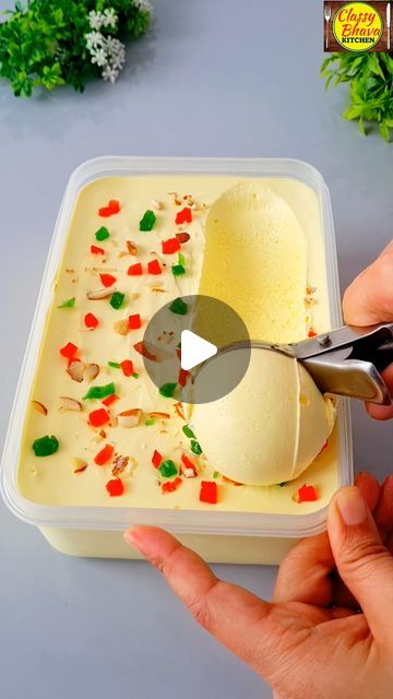 Indian Ice Cream Recipes, Ice Cream Custard Recipe, Making Ice Cream At Home, How To Make Ice Cream At Home, Home Made Ice Cream Recipes, Kulfi Ice Cream, Custard Ice Cream Recipe, How To Make Custard, Indian Ice Cream