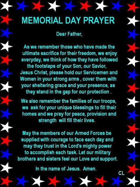 MEMORIAL DAY PRAYER Memorial Day Prayer, Happy Memorial Day Quotes, Memorial Day Message, American Legion Auxiliary, Christian Country, Prayer Pictures, Memorial Day Quotes, American Legion, Pray For Peace