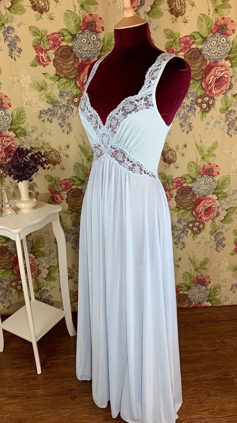 Nightgown Romantic, Cute Nightgowns, Victorian Nightgown, Night Gown Dress, San Ramon, Sea Spray, Women's Nightgowns, Nightgowns For Women, Under Dress