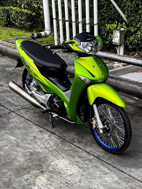 Wave 125 Thai Concept, Honda Supra X 125, Wave 125 Thailook, Honda Wave 100 Thailook, Honda Wave 125 Modified, Wave 125 Thailand, Ghost Trend Photoshoot Friends, Honda Wave 100, Motor Supra