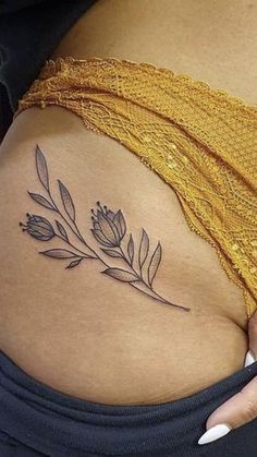 Tattoo Ideas Female Hip, Luis Tattoo, Upper Thigh Tattoos, Tattoo Car, Hip Tattoo Designs, Waist Tattoos, Belly Tattoos, Belly Tattoo, Red Ink Tattoos