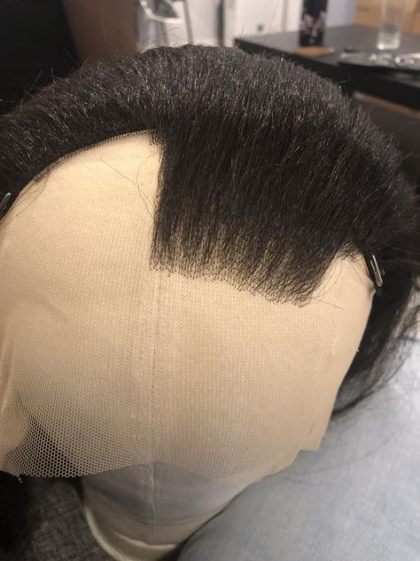 Hand-tied lace frontal for a wig that I am creating. #wigmaker #wigmaking #blackgirlsrock #hairstyles #wigs #wigslayed #frontalwig #bodywavehair Hair Ventilation, Hairstyles Wigs, Body Wave Hair, Wig Making, Frontal Wigs, Lace Frontal, Hair Inspiration, Wigs, Hairstyles