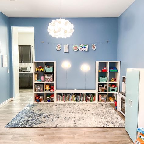 Inspiration gallery - IKEA Bedroom For Two Boys, Ikea Kallax Playroom, Kallax Playroom, Bedroom For Two, Outer Space Bedroom, Toddler Boy Room Ideas, Kallax Shelf Unit, Kallax Shelf, Cute Night Lights