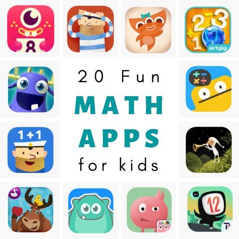 We have selected the best math apps for kids that make math learning engaging, creative, and fun! Best Learning Apps For Kids, Free Learning Apps For Kids, Free Educational Apps For Kids, Kids Learning App, Math Apps For Kids, Apps For Math, Kid Friendly Apps, Learning Apps For Kids, Best Learning Apps