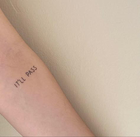 fleabag tattoo- it’ll pass tattoo- fleabag and hot priest tattoo It Shall Pass Tattoo, I Love You Itll Pass Fleabag Tattoo, Fleabag Inspired Tattoo, Flea Bag Tattoo, In The Mood For Love Tattoo, Fleabag It'll Pass Art, It’ll Pass Fleabag, It’ll Pass Tattoo Words, Everything Passes Tattoo