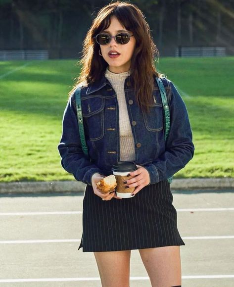 Jenna Ortega Miller's Girl Outfits, Millers Girl, Wardrobe Revamp, 2024 Outfits, Fall Semester, Movies Outfit, Studying Inspo, Fall Fits, Jenna Ortega