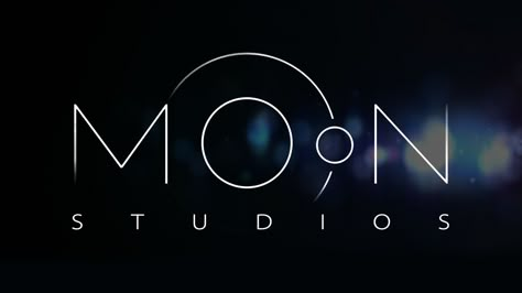 Moon Logo Design Ideas, Moon Logo Ideas, Logo Lune, Ori And The Blind Forest, Moon Logo, Text Logo Design, Word Mark Logo, Brand Fonts, Studio Logo