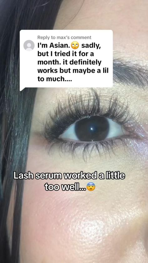 Lash serum worked too well Best Lash Serum, Best Eyelash Growth Serum, Lash Growth Serum, Eyelash Tips, How To Grow Eyelashes, Lash Growth, Eyelash Growth Serum, Cosmetics Photography, Eyelash Serum