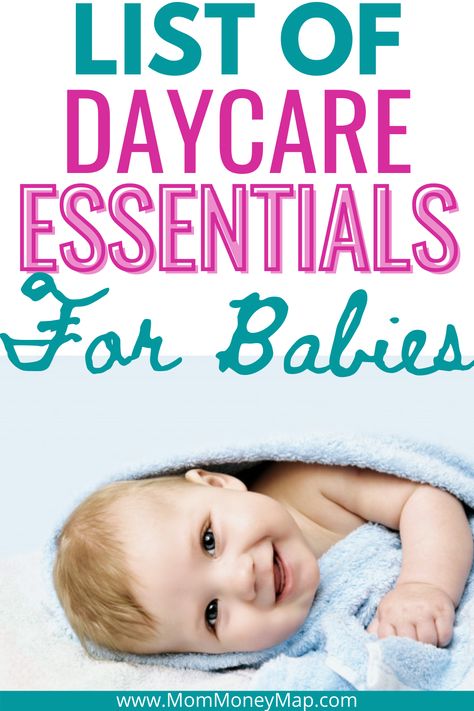 Daycare List For Infant, Infant Daily Schedule Daycare, Daycare Packing List Infant, Daycare Essentials Infant, Infant Daycare Activities, Daycare For Infants, Daycare Essentials, First Day Of Daycare, Daycare Schedule