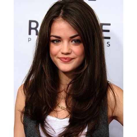 Aria Montgomery Haircut, Aria Pretty Little Liars Hair, Lucy Hale Hair Long, Lucy Hale Haircut, Pll Hair, Lucy Hale Pretty Little Liars, Aria Montgomery Hair, Pll Aria, Aria Hair