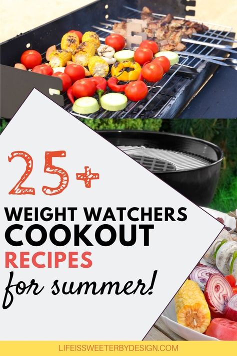 Ww Potluck Ideas, Ww Potluck Recipes, Ww Camping Meals, Weight Watchers 4th Of July Recipes, Ww Camping Recipes, Weight Watcher Summer Recipes, Ww Summer Dinner Recipes, Best Grill Recipes Dinners, Summer Ww Recipes