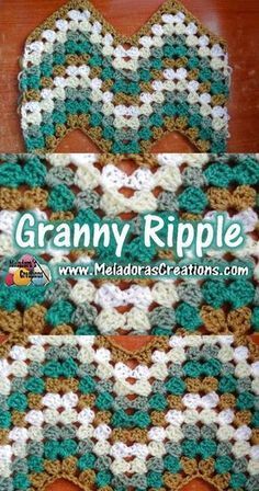 Crochet Ripple Afghan Pattern, Ripple Afghan Pattern, Ripple Crochet, Crochet Ripple Afghan, Granny Square Häkelanleitung, Crochet Ripple Pattern, Motifs Granny Square, Ripple Afghan, Beau Crochet