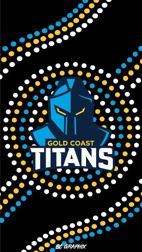 Gold Coast Titans, Nrl Logos, Wallpaper Images, Rugby League, Phone Wallpaper Images, Gold Coast, Toddler Activities, Rugby, Team Logo